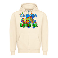 Sandshell grandma of a warrior Zipper Hoodie - Zillion Design Studio