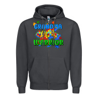 Smoke grandma of a warrior Zipper Hoodie - Zillion Design Studio