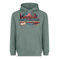 Sage American Teacher 4th of July Heavyweight Hoodie - CowGirlArtShop