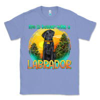 Colony Blue life is better with a labrador Classic Tee - texasbilliewilder