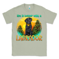 Matcha life is better with a labrador Classic Tee - texasbilliewilder