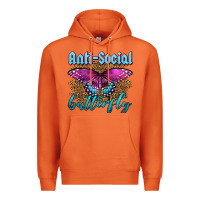 Carrot Western Anti-Social Butterfly Premium Hoodie - LillyAllenDesigns