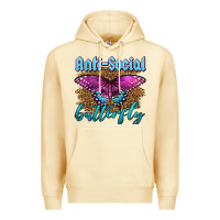 Pina Colada Western Anti-Social Butterfly Premium Hoodie - LillyAllenDesigns