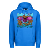 True Royal Western Anti-Social Butterfly Premium Hoodie - LillyAllenDesigns
