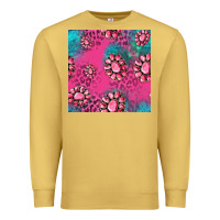 Antique Gold pink turquoise gemstoes seamless pattern Premium Sweatshirt - HRA Design Shop