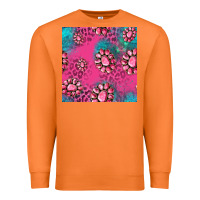 Carrot pink turquoise gemstoes seamless pattern Premium Sweatshirt - HRA Design Shop
