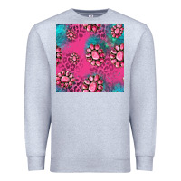 Heather Grey pink turquoise gemstoes seamless pattern Premium Sweatshirt - HRA Design Shop