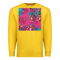 Pink Turquoise Gemstoes Seamless Pattern Premium Sweatshirt | Teevron