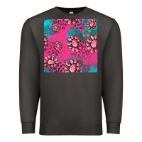 Smoke pink turquoise gemstoes seamless pattern Premium Sweatshirt - HRA Design Shop