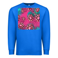 True Royal pink turquoise gemstoes seamless pattern Premium Sweatshirt - HRA Design Shop