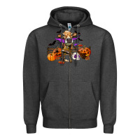 Charcoal Heather Heifer cow halloween Zipper Hoodie - RanaPortraitStore