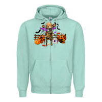 Seafoam Heifer cow halloween Zipper Hoodie - RanaPortraitStore