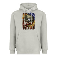 Moon Dust Army skull 4th of july Heavyweight Hoodie - CowGirlArtShop