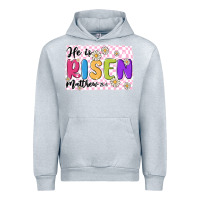 Heather Grey checkered risen Urban Hoodie - MaliasSmallBusiness