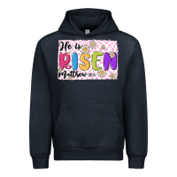 Navy checkered risen Urban Hoodie - MaliasSmallBusiness