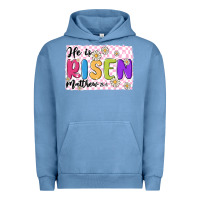 Pigment Pebble Blue checkered risen Urban Hoodie - MaliasSmallBusiness