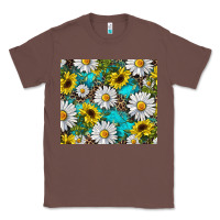 Chestnut Daisy and sunflower Classic Tee - RanaPortraitStore