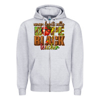 Heather Grey unapologetically dope black teacher juneteenth Zipper Hoodie - texasbilliewilder