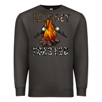 Smoke lets get toasted Premium Sweatshirt - CowhideDigitalArt