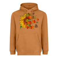 Meerkat sunflower and autumn leaves Heavyweight Hoodie - HRA Design Shop