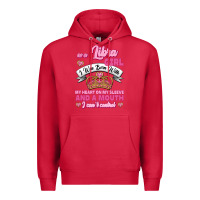 Cardinal As A Libra Girl I Was Born With My Heart On My Sleeve And A Mouth Premium Hoodie - Jasminsmagicworld