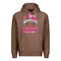 Chestnut As A Libra Girl I Was Born With My Heart On My Sleeve And A Mouth Premium Hoodie - Jasminsmagicworld