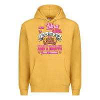 Mustard As A Libra Girl I Was Born With My Heart On My Sleeve And A Mouth Premium Hoodie - Jasminsmagicworld