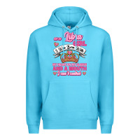 Ocean Blue As A Libra Girl I Was Born With My Heart On My Sleeve And A Mouth Premium Hoodie - Jasminsmagicworld