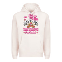 Pale Pink As A Libra Girl I Was Born With My Heart On My Sleeve And A Mouth Premium Hoodie - Jasminsmagicworld
