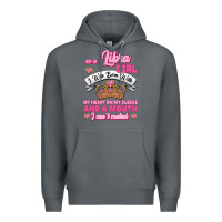Rock As A Libra Girl I Was Born With My Heart On My Sleeve And A Mouth Premium Hoodie - Jasminsmagicworld
