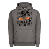 Pigment Tornado i look great in orange don't play with me Urban Hoodie - MaliasSmallBusiness