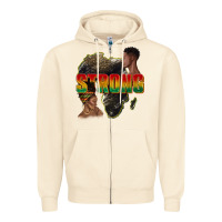 Sandshell strong with glitter Zipper Hoodie - texasbilliewilder