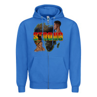 True Royal strong with glitter Zipper Hoodie - texasbilliewilder