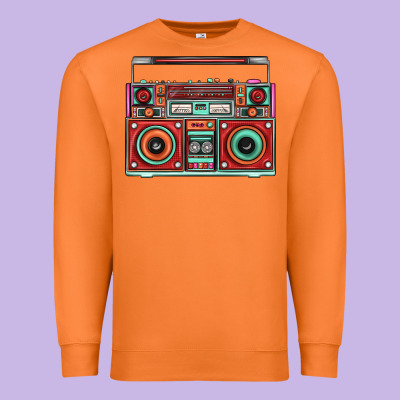 Boombox Premium Sweatshirt Designed By Fadigitalartstudio