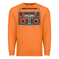 Carrot Boombox Premium Sweatshirt - FaDigitalArtStudio