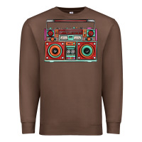 Chestnut Boombox Premium Sweatshirt - FaDigitalArtStudio