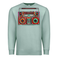 Seafoam Boombox Premium Sweatshirt - FaDigitalArtStudio