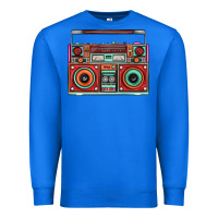 True Royal Boombox Premium Sweatshirt - FaDigitalArtStudio