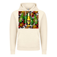 Vintage Artic beer bottles with golden snow Vintage Hoodie - AdoDesignShop