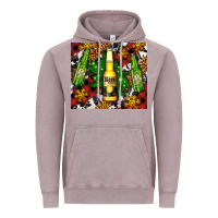 Vintage Zinc beer bottles with golden snow Vintage Hoodie - AdoDesignShop