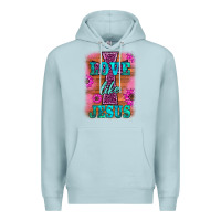 Blue Mist love like jesus Premium Hoodie - BarkalooDesign