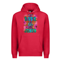 Cardinal love like jesus Premium Hoodie - BarkalooDesign