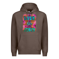 Coffee love like jesus Premium Hoodie - BarkalooDesign