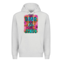 Dove Grey love like jesus Premium Hoodie - BarkalooDesign