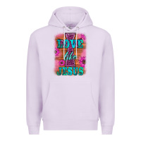 Lilac love like jesus Premium Hoodie - BarkalooDesign