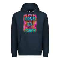 Navy love like jesus Premium Hoodie - BarkalooDesign