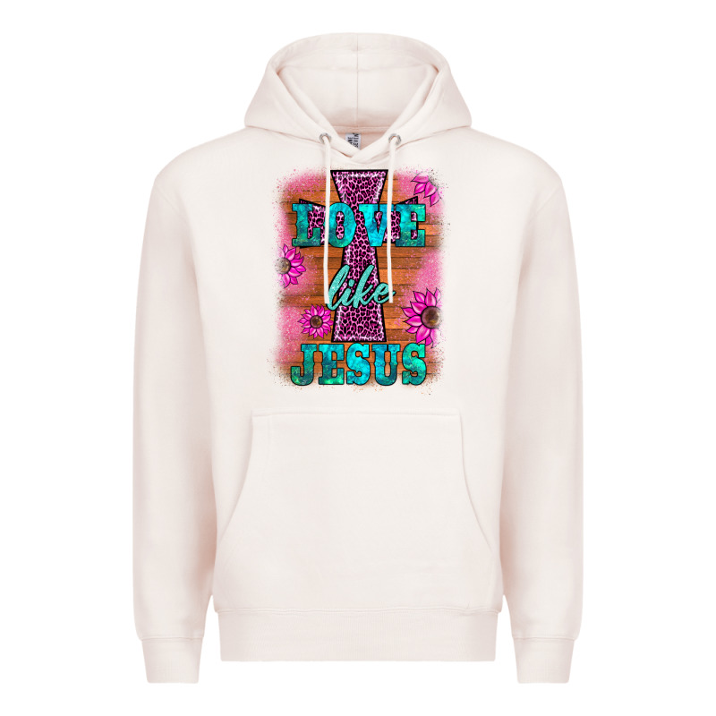 Love Like Jesus Premium Hoodie by BarkalooDesign | Teevron