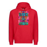 Red love like jesus Premium Hoodie - BarkalooDesign