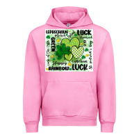 Fuchsia Pink st patricks day Urban Hoodie - MaliasSmallBusiness