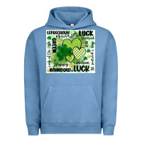 Pigment Pebble Blue st patricks day Urban Hoodie - MaliasSmallBusiness
